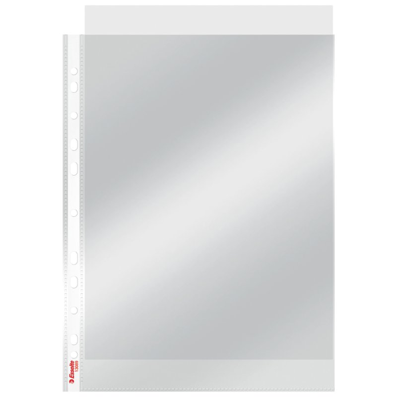 Esselte documenthoezen Economy A4, PP genaald, 0,05 mm, 10 stuks
