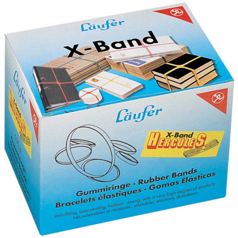 Läufer Élastiques Hercules assortiment de couleurs, 250×25 mm, 500 g