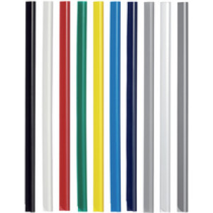 DURABLE klemrails A4, zwart, 3 mm, 100 stuks