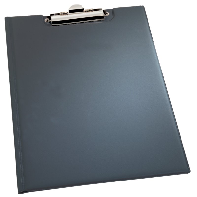 DURABLE porte-bloc A5, noir, avec pince à ressort