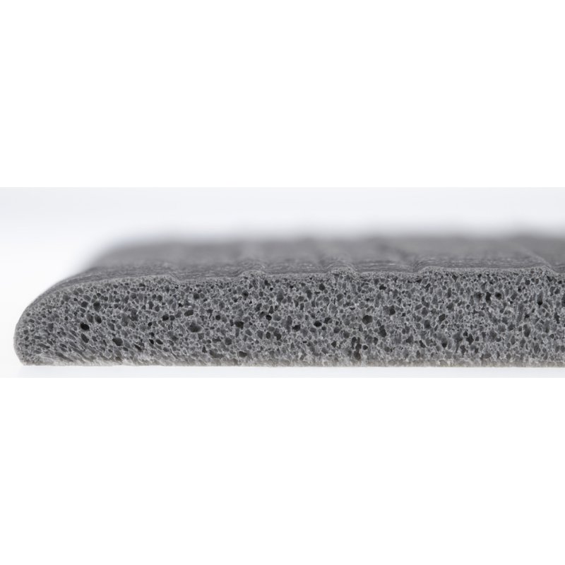 Miltex tapis de yoga basic, 91×150 cm, gris, 9 mm