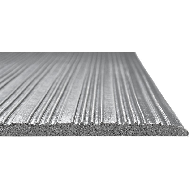 Miltex tapis de yoga basic, 91×150 cm, gris, 9 mm