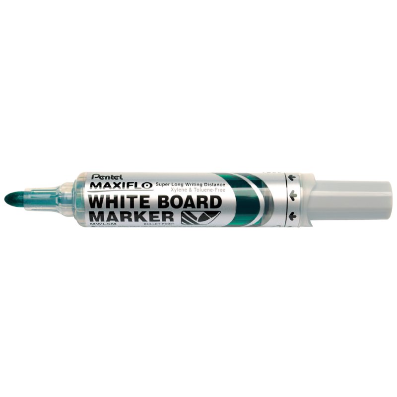 Pentel marqueur tableau blanc, vert, pointe ronde 2,1 mm