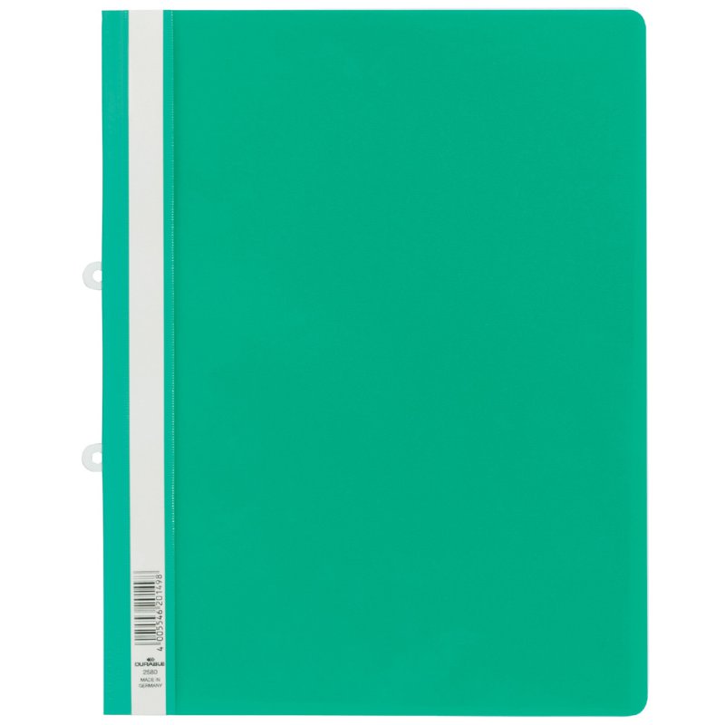 DURABLE snelhechter A4 extrabreed, zwart, transparante voorkant