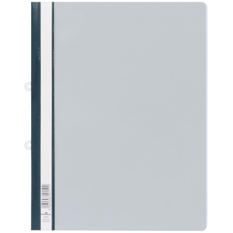 DURABLE snelhechter A4 extrabreed, zwart, transparante voorkant