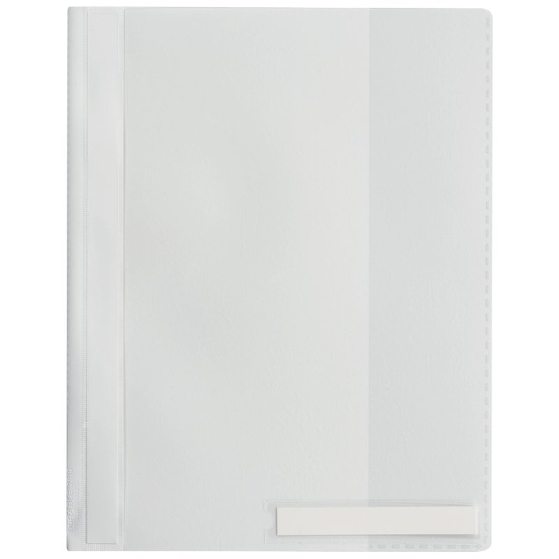 DURABLE snelhechter A4, transparante voorkant, wit, extra breed