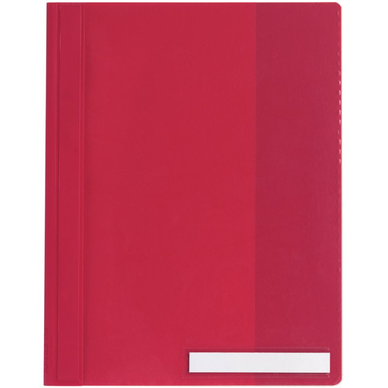 DURABLE snelhechter A4, transparante voorkant, wit, extra breed