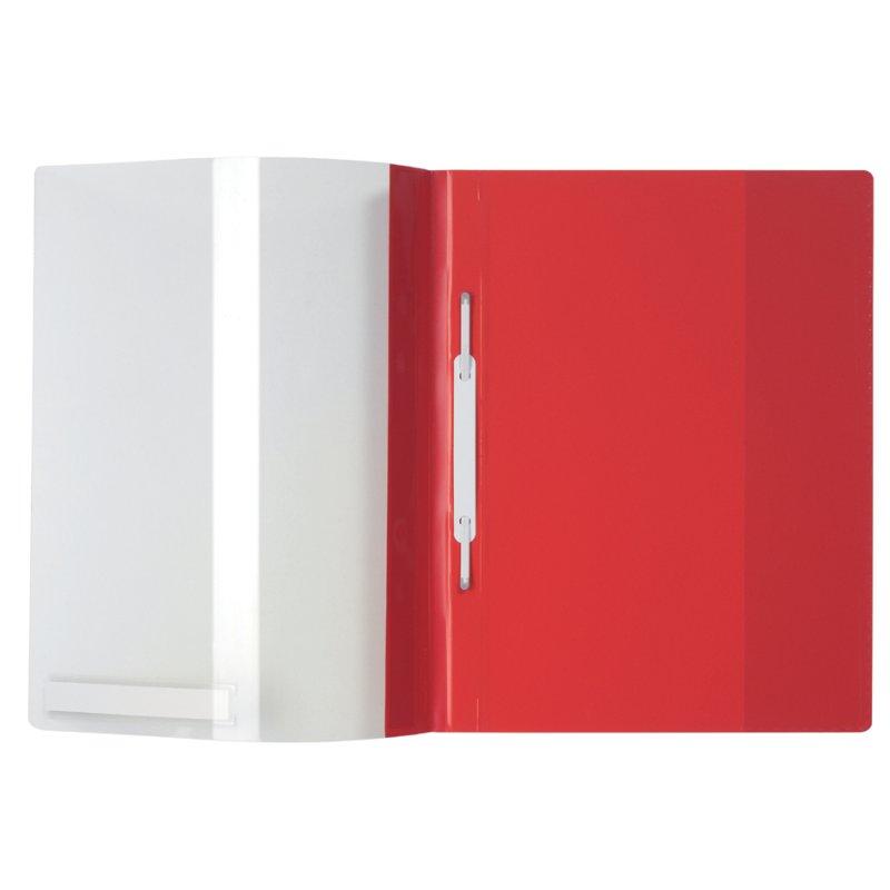 DURABLE snelhechter A4, transparante voorkant, wit, extra breed