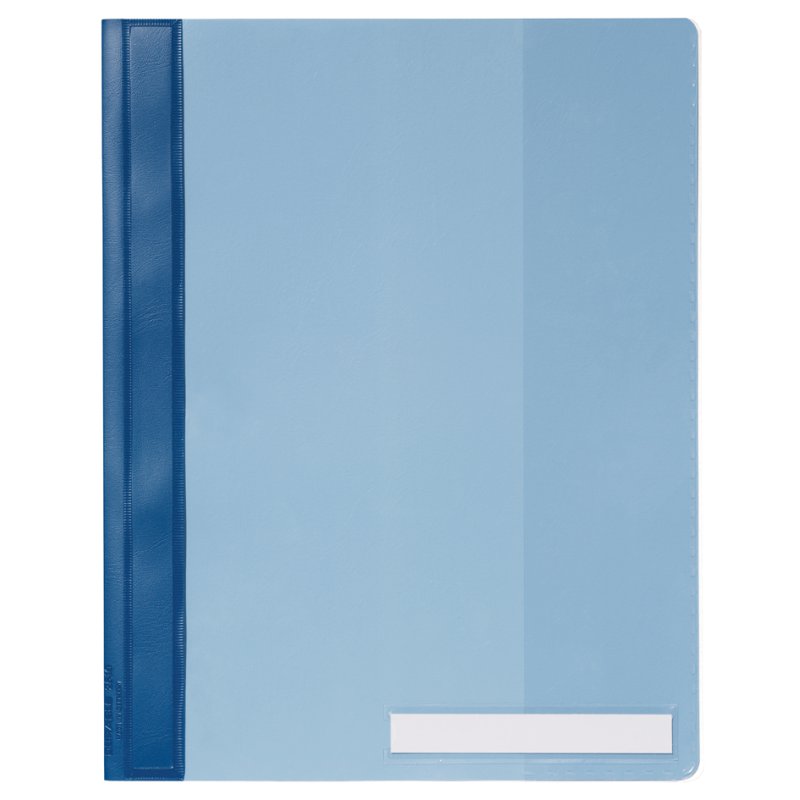 DURABLE snelhechter A4, transparante voorkant, wit, extra breed