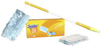 Swiffer stofmagneet XXL starterset, telescoopsteel tot 90 cm, 2 herbruikbare doeken