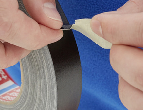 tesa textielband 4657, grijs, 38 mm × 50 m