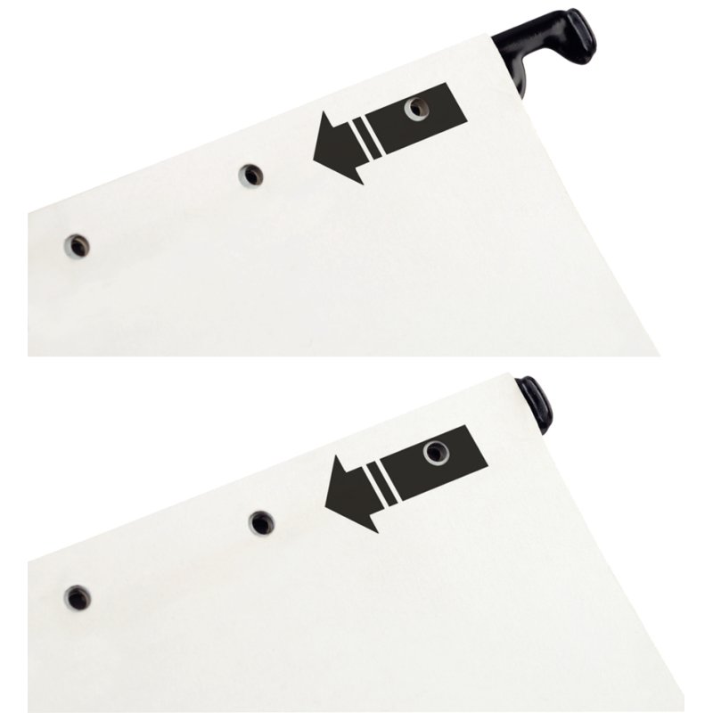 Leitz Alpha Actief hangmap A4, wit, open zijkant, 5 stuks