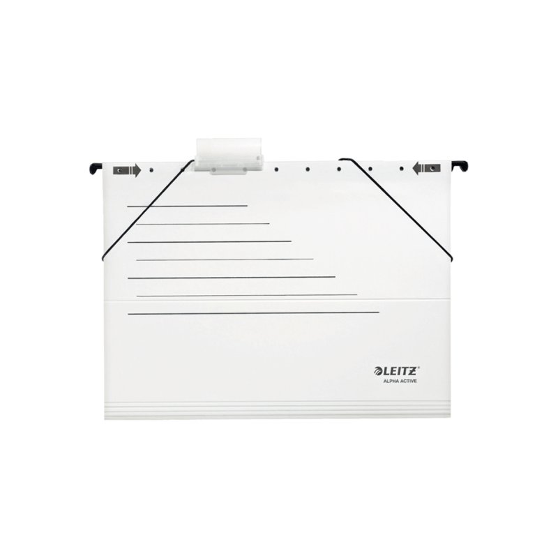 Leitz Alpha Actief hangmap A4, wit, open zijkant, 5 stuks