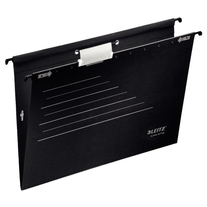 Leitz Alpha Actief hangmap A4, wit, open zijkant, 5 stuks