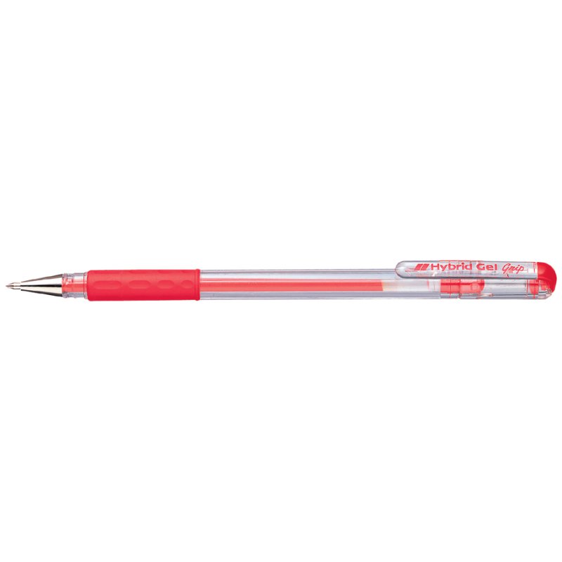 Pentel Hybrid Gel Grip stylo gel rechargeable, noir, 0,3 mm
