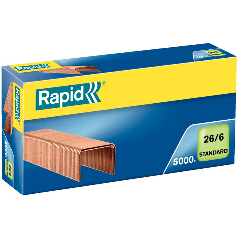 Rapid nietjes Standard nr. 10, gegalvaniseerd, 4 mm, 1.000 stuks