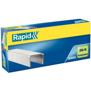 Rapid nietjes Standard nr. 10, gegalvaniseerd, 4 mm, 1.000 stuks