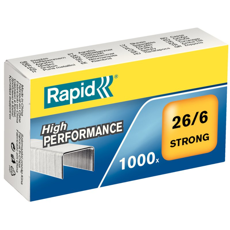 Rapid nietjes Strong 24/6, gegalvaniseerd, 5000 stuks