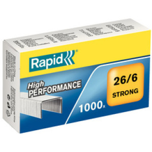Rapid nietjes Strong 24/6, gegalvaniseerd, 5000 stuks