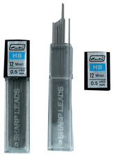 herlitz vullingen voor vulpotlood, 0,7 mm, HB, 24 stuks