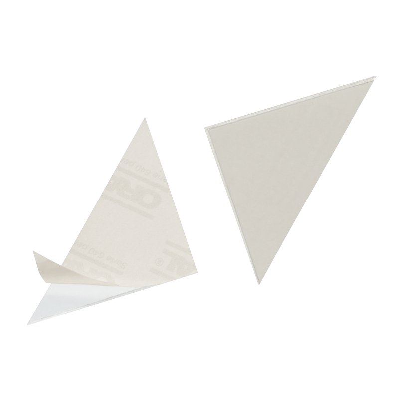 DURABLE pochettes triangulaires autoadhésives transparentes, 75×75 mm, 100 pièces