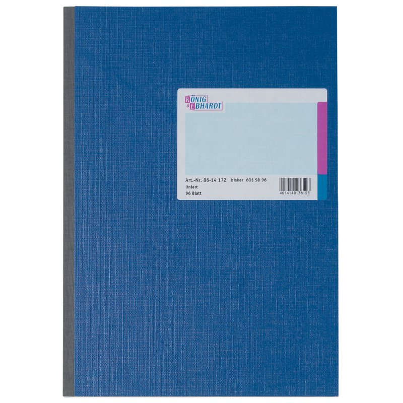 KÖNIG & EBHARDT bloc-notes A4, quadrillé, 96 feuilles