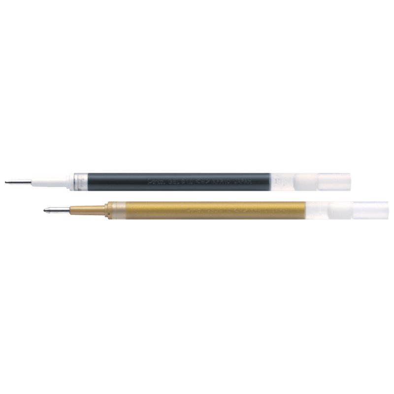 Pentel recharge de stylo-gel, rouge, 0,45 mm