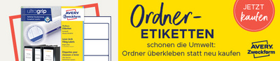 AVERY Zweckform hangmapetiketten, 63×297 mm, wit, 75 stuks