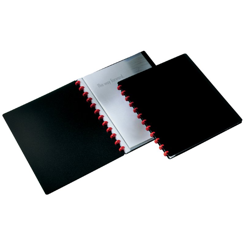 DURABLE classeur de présentation DURALOOK Easy, 20 pochettes, A4, noir