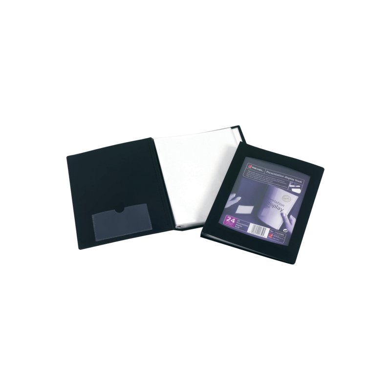 Rexel classeur de présentation A4, 24 pochettes, noir