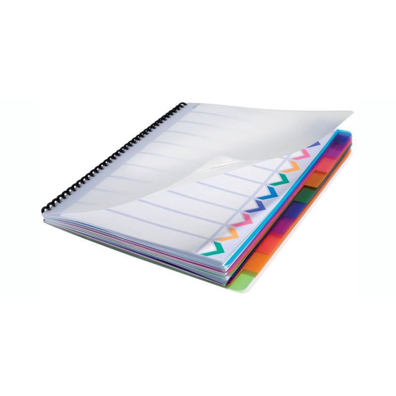 GBC kunststof tabbladen PolyDividers A4, PP, 5-delig