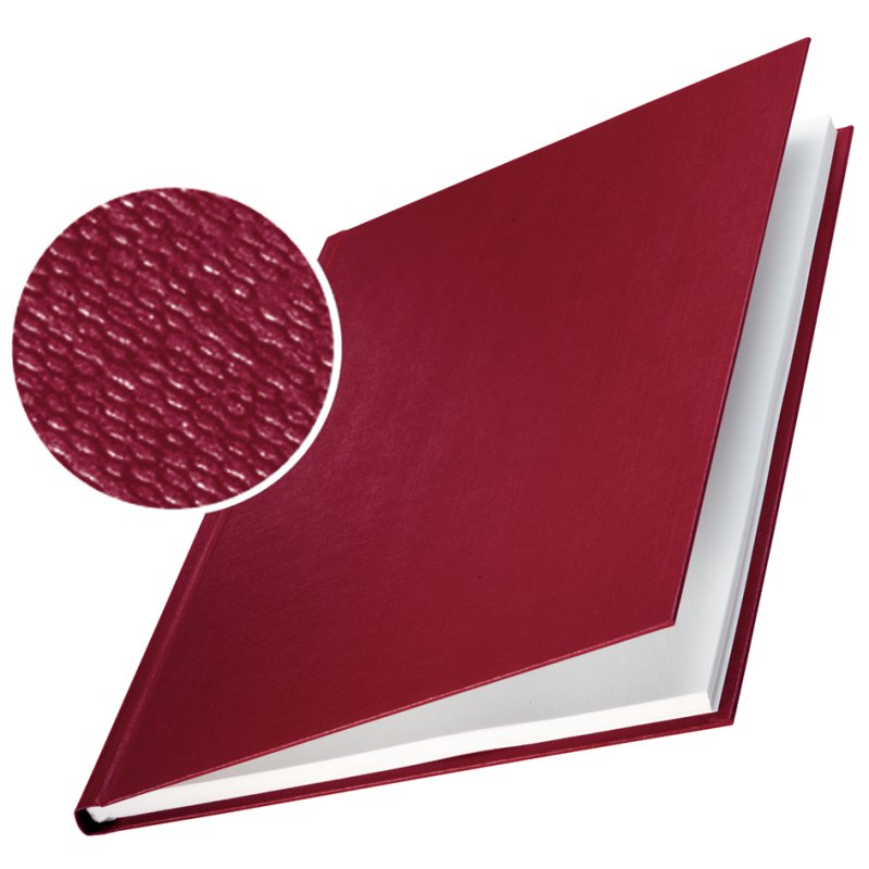 LEITZ chemises à reliure impressBind A4, couverture rigide, bleu, 3,5 mm