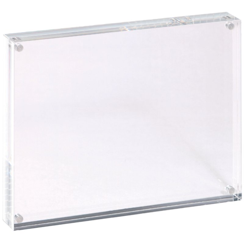 MAUL cadre photo, 115×24×90 mm, transparent, acrylique