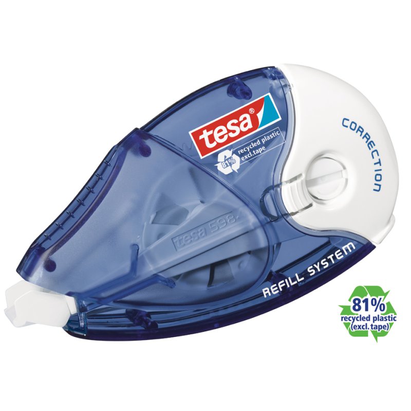 tesa recharges de correcteur, 4,2 mm × 14 m, blanc, 2 pièces