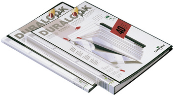 DURABLE presentatiemap DURALOOK Plus, 10 transparante hoezen, zwart, A4