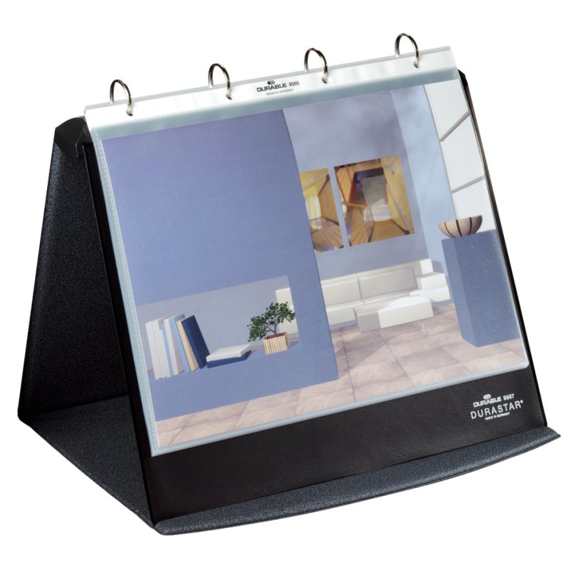 DURABLE pochettes transparentes pour table-flipchart, A3 paysage, 10 pièces