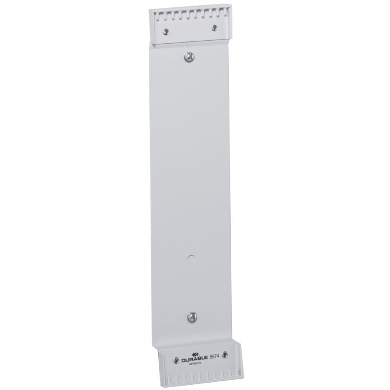 DURABLE Support de bureau pour 10 fiches de visualisation A4, gris