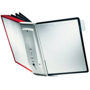 DURABLE documentpresentatiesysteem SHERPA wall 10, compleet set, wandmontage, 10 sichttafelen