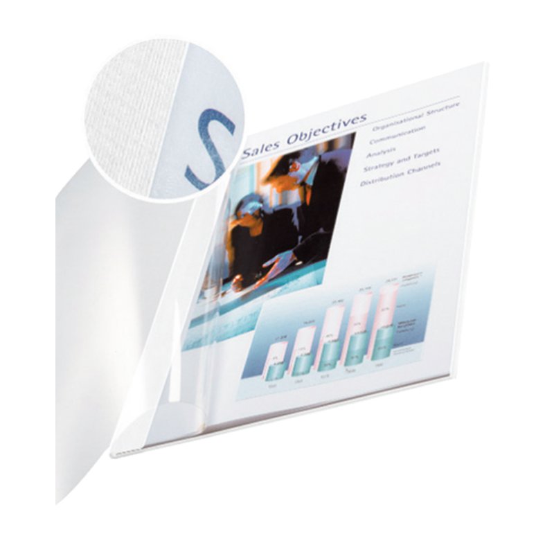 LEITZ chemise de reliure impressBind A4 7mm bordeaux soft cover