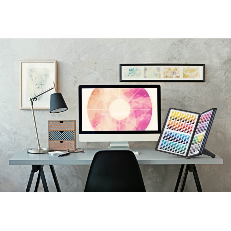 DURABLE display system SHERPA soho table 5, complete set, A4, anthracite/grey