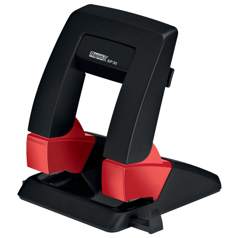 Rapid perforator Supreme Press Less SP30, black, 30 sheets, Press Less technology