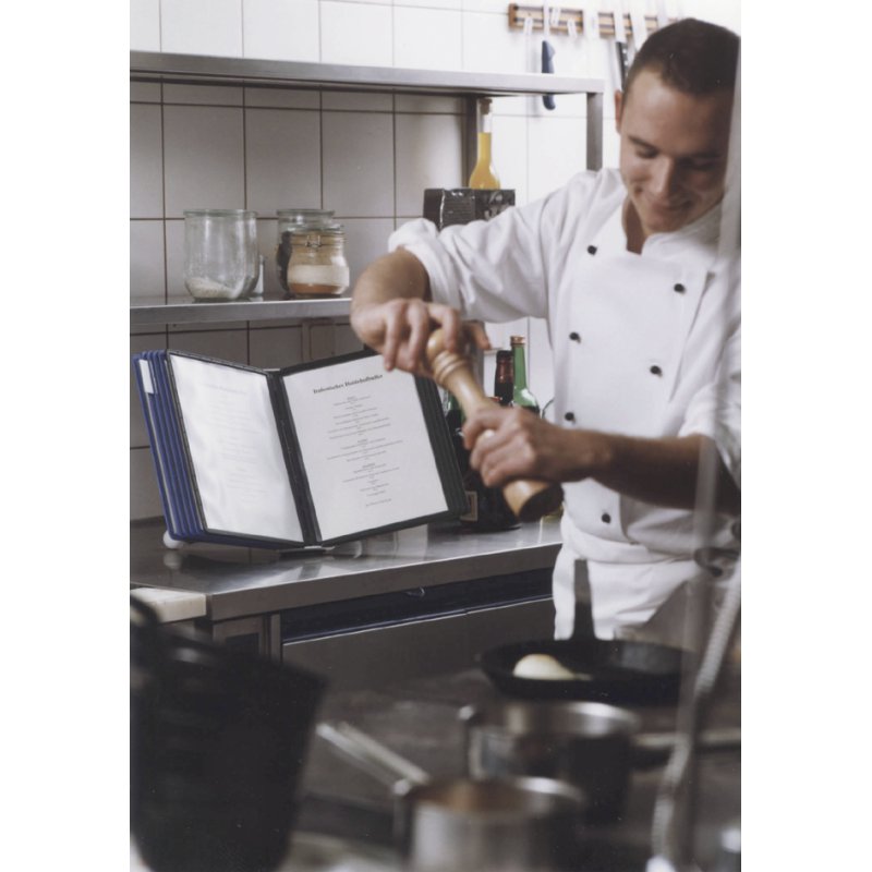 DURABLE support de présentation modulaire SHERPA, A4, anthracite/gris, 10 tableaux de visualisation
