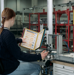 DURABLE Display-systeem VARIO table 10, complete set, A4, zwart