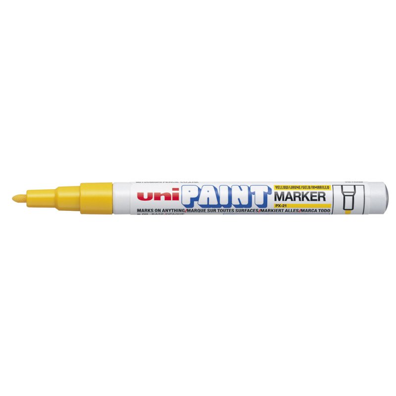 uni-ball permanente markeerstift PAINT PX21, oranje, 0,8-1,2 mm