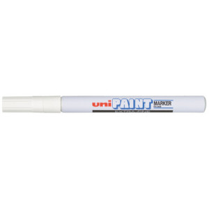 uni-ball permanente markeerstift PX203, zilverkleurig, 0,5-0,7 mm