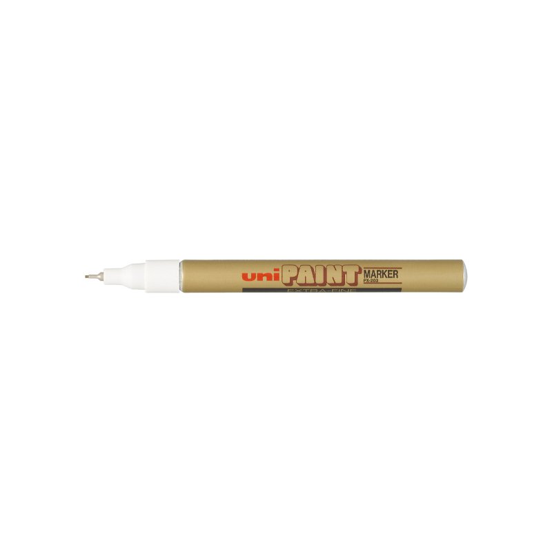 uni-ball permanente markeerstift PX203, wit, 0,5-0,7 mm
