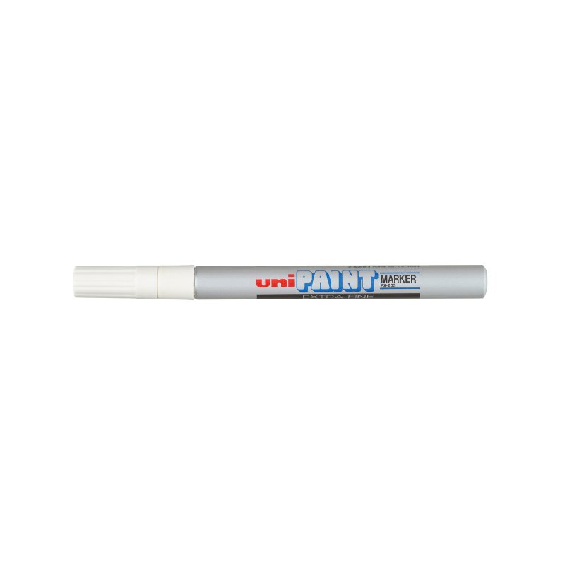 uni-ball permanente markeerstift PX203, wit, 0,5-0,7 mm