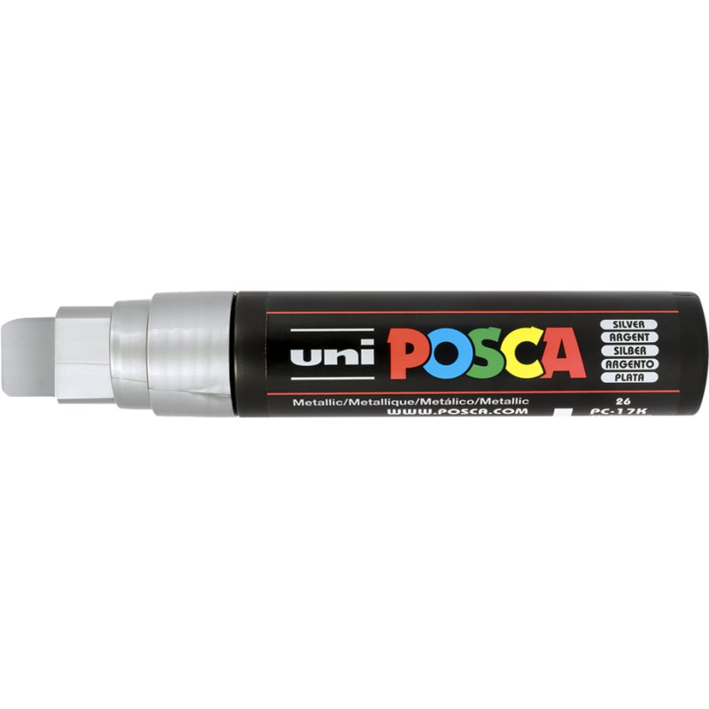 POSCA marqueur pigmenté PC-17K, pointe biseautée, vert foncé, 15 mm
