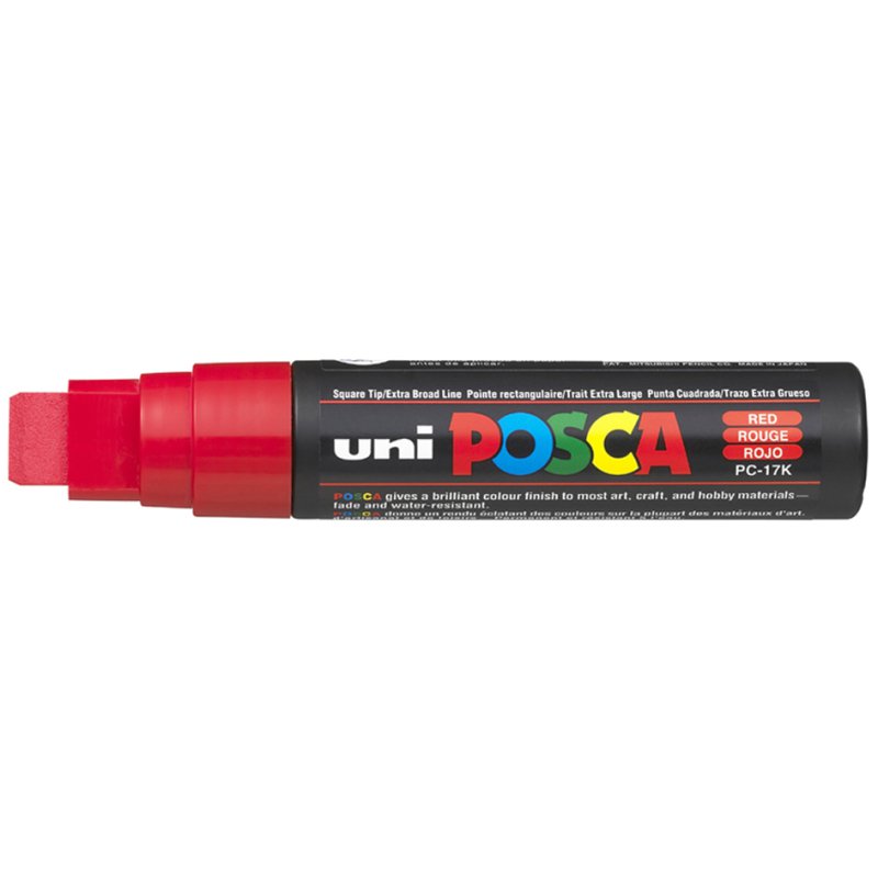POSCA marqueur pigmenté PC-17K, pointe biseautée, vert foncé, 15 mm