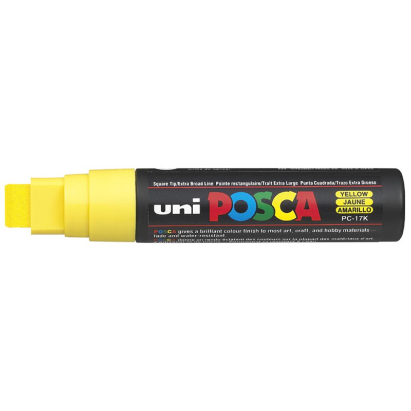 POSCA marqueur pigmenté PC-17K, pointe biseautée, vert foncé, 15 mm